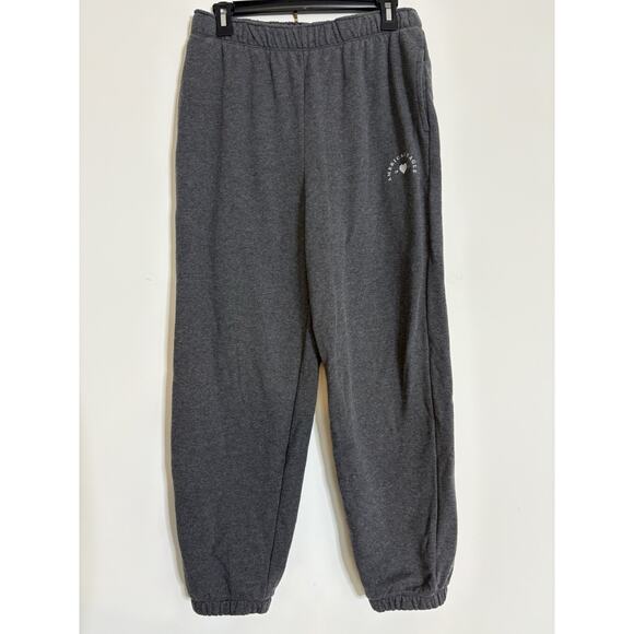 American Eagle Outfitters Pants - American Eagle Gray Fleece High Waisted Baggy Jogger Sweatpants Women’s Size M